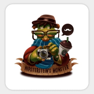 Hipsterstein`s Monster Sticker